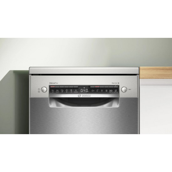 Bosch SPS4HMI49E Ελεύθερο Πλυντήριο Πιάτων ΙΝΟΧ με Wi-Fi για 10 Σερβίτσια Π45xY84.5εκ. IntensiveZone,Duo Power,Η συσκευή που σας ακούει Bosch SPS4HMI49E Ελεύθερο Πλυντήριο Πιάτων ΙΝΟΧ με Wi-Fi για 10 Σερβίτσια Π45xY84.5εκ. IntensiveZone,Duo Power,Η συσκευή που σας ακούει