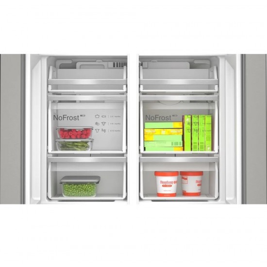 Bosch KFD96APEA Ψυγείο Ντουλάπα 574lt Total NoFrost Υ183xΠ90.5xΒ73.1cm Ασημί ,Dynamic MultiAirFlow ,Home Connect Bosch KFD96APEA Ψυγείο Ντουλάπα 574lt Total NoFrost Υ183xΠ90.5xΒ73.1cm Ασημί ,Dynamic MultiAirFlow ,Home Connect