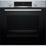 Bosch HBA534ES4 Φούρνος άνω Πάγκου 71lt Inox ,3D hotair ,EcoClean Direct,Βυθιζόμενοι διακόπτες ,με 7 τρόπους λειτουργίας