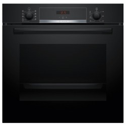 Bosch HBA514BB3 Φούρνος άνω Πάγκου 71lt Μαύρος ,3D Hotair,Βυθιζόμενοι διακόπτες: