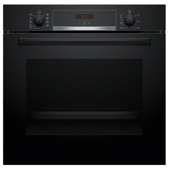 Bosch HBA514BB3 Φούρνος άνω Πάγκου 71lt Μαύρος ,3D Hotair,Βυθιζόμενοι διακόπτες: