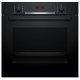 Bosch HBA514BB3 Φούρνος άνω Πάγκου 71lt Μαύρος ,3D Hotair,Βυθιζόμενοι διακόπτες: