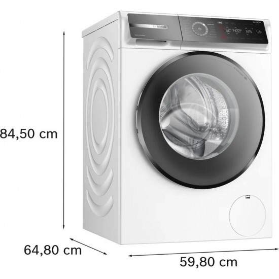 Bosch WGB25411GR Πλυντήριο Ρούχων 10kg 1400 Στροφών
