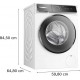 Bosch WGB25411GR Πλυντήριο Ρούχων 10kg 1400 Στροφών
