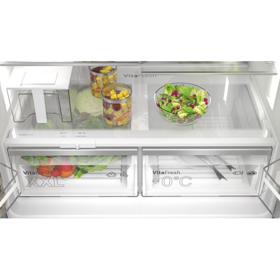 Bosch KFI96AXEA Ντουλάπα 574lt Total NoFrost Υ183xΠ90.5xΒ73.1cm, Brushed Black Steel,Home Connect,Πάγος & νερό στο διαθέσιμο δοχείο: Bosch KFI96AXEA Ντουλάπα 574lt Total NoFrost Υ183xΠ90.5xΒ73.1cm, Brushed Black Steel,Home Connect,Πάγος & νερό στο διαθέσιμο δοχείο: