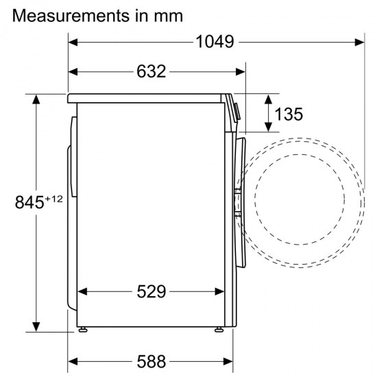 Bosch  WGG254ZHGR  Πλυντήριο Ρούχων 10kg με Τεχνολογία Ατμού 1400 Στροφών Iron Assist ,SpeedPerfect