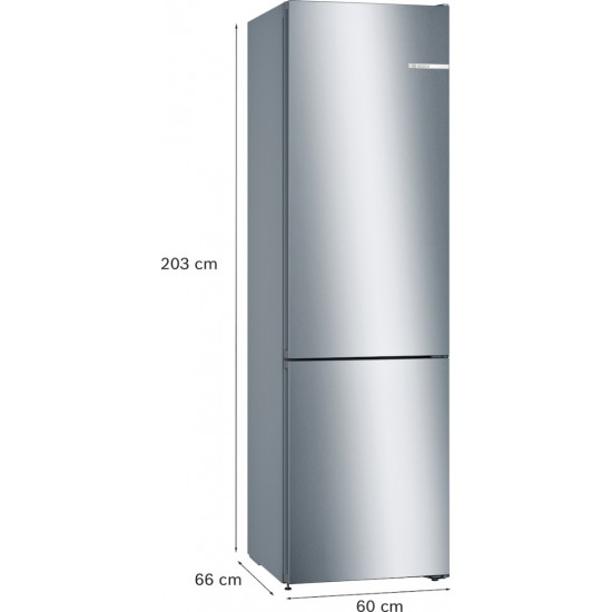 Bosch KGN39VIEB Ψυγειοκαταψύκτης 368lt No Frost Υ203xΠ60xΒ66cm Inox Bosch KGN39VIEB Ψυγειοκαταψύκτης 368lt No Frost Υ203xΠ60xΒ66cm Inox