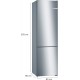 Bosch KGN39VIEB Ψυγειοκαταψύκτης 368lt No Frost Υ203xΠ60xΒ66cm Inox Bosch KGN39VIEB Ψυγειοκαταψύκτης 368lt No Frost Υ203xΠ60xΒ66cm Inox
