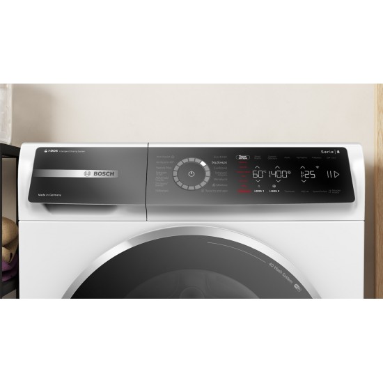 Bosch WGB264A0GR Πλυντήριο Ρούχων 11kg με Ατμό ,με i-Dos, AutomaticDosing ,Ηome Connect:,1400 Στροφών,4D Wash System,A -30%: Bosch WGB264A0GR Πλυντήριο Ρούχων 11kg με Ατμό ,με i-Dos, AutomaticDosing ,Ηome Connect:,1400 Στροφών,4D Wash System,A -30%: