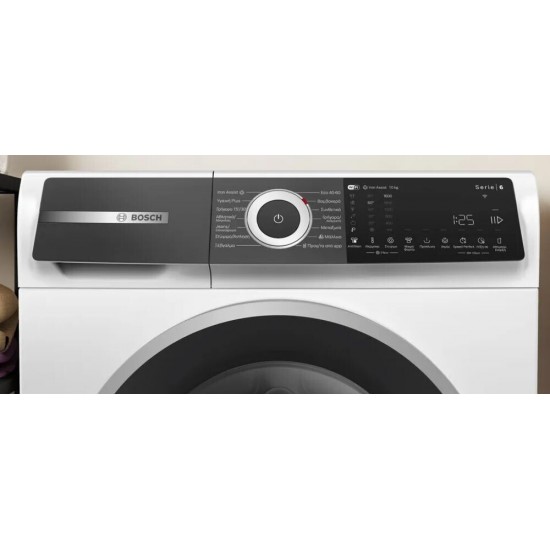 Bosch WGH2560LGR Πλυντήριο Ρούχων 10kg με Ατμό 1600 Στροφών,A-20%,ActiveWater™Plus:σύστημα Anti Stain,EcoSilence Drive μοτέρ inverter