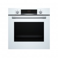 Bosch HBA534BW3 Φούρνος άνω Πάγκου 71lt Λευκός,3D Hotair,EcoClean Direct,Βυθιζόμενοι διακόπτες