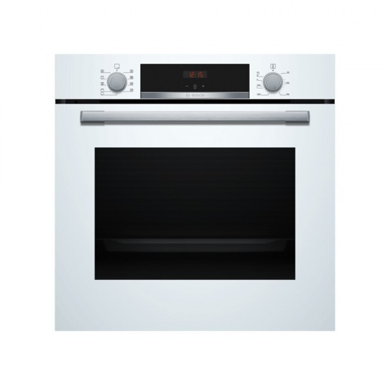Bosch HBA534BW3 Φούρνος άνω Πάγκου 71lt Λευκός,3D Hotair,EcoClean Direct,Βυθιζόμενοι διακόπτες