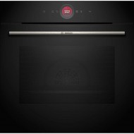 Bosch HBG7721B1 Φούρνος , Touch Control,71lt Μαύρος ,Πυρόλυση,Easy Clean®,Air Fry,SoftClose,SoftOpen,HomeConnect,11 τρόπους λειτουργίας,
