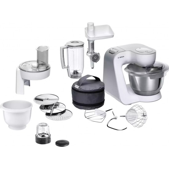 Bosch MUM58257 Κουζινομηχανή με Ανοξείδωτο Κάδο (3.9lt) 1000W Bosch MUM58257 Κουζινομηχανή με Ανοξείδωτο Κάδο (3.9lt) 1000W