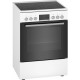 Bosch HKR39C220 Κουζίνα Κεραμική 6 εστιες (66lt) Λευκή,7 λειτουργίες,Αυτοκαθαριζόμενος καταλυτικός πίσω τοίχος,Βυθιζόμενοι διακόπτες