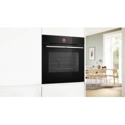 Bosch HBG7541B1 Φούρνος ,  Air Fry και Home Connect , 71lt Μαύρος , 14 τρόποι λειτουργίας, Eco Clean Direct full:Easy Clean®, SoftClose, SoftOpen,HomeConnect,Βοηθός φούρνου με φωνητικό έλεγχο.