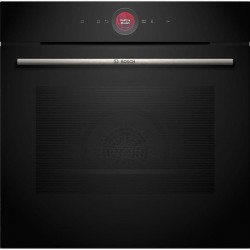 Bosch HBG7742B1 Φούρνος , 71ltr ,ΠΥΡΟΛΥΣΗ ,HomeConnect ,Μαύρος,(Πυρόλυση) +Easy Clean®,Air Fry,SoftClose, SoftOpen,Βοηθός φούρνου με φωνητικό έλεγχο.