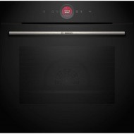 Bosch HBG7321B1 Φούρνος άνω Πάγκου (71lt) , Μαύρος,Air Fry και Home Connect ,SoftClose,Softopen,Βοηθός φούρνου με φωνητικό έλεγχο.