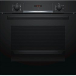 Bosch HBA554EB0 Φούρνος (71lt) Βυθιζόμενοι διακ,Τηλεσκοπικός Μηχ.,7 λειτουργιες,Μαύρος