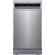 Brandt BDF3024DX Ελεύθερο Πλυντήριο Πιάτων για 10 Σερβίτσια 44.8cm Inox,8 προγράμματα:  Rapide 29'  Rapide 45'