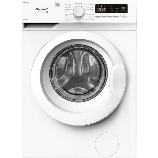 Brandt WFB181QWG Πλυντήριο Ρούχων 8kg 1400 Στροφών Brandt WFB181QWG Πλυντήριο Ρούχων 8kg 1400 Στροφών
