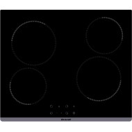 Brandt BPV2423B Αυτόνομη κεραμική εστία 4 ζωνών Radiant, με πλήκτρα αφής, Ένδειξη υπολειπόμενης θερμότητας, Κλείδωμα πληκτρολογίου, Timer