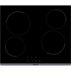 Brandt BPV2423B Αυτόνομη κεραμική εστία 4 ζωνών Radiant, με πλήκτρα αφής, Ένδειξη υπολειπόμενης θερμότητας, Κλείδωμα πληκτρολογίου, Timer Brandt BPV2423B Αυτόνομη κεραμική εστία 4 ζωνών Radiant, με πλήκτρα αφής, Ένδειξη υπολειπόμενης θερμότητας, Κλείδωμα πληκτρολογίου, Timer