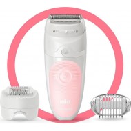 Braun Silk-Epil Wet & Dry SES5-620 Σετ Αποτρίχωσης Epilator για Σώμα & Μπικίνι ,Τεχνολογία Micro-grip,SensoSmart