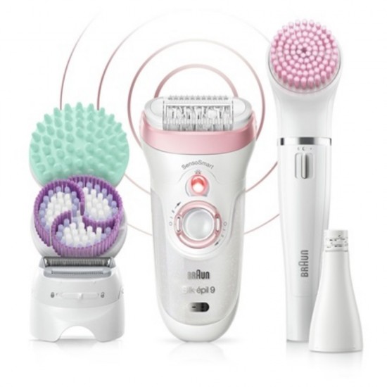 Braun Silk-Epil 9 Σετ Αποτρίχωσης Epilator για Πρόσωπο, Σώμα & Μπικίνι 9-995 