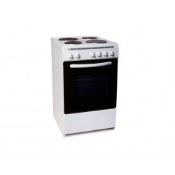 Crown 5400A Κουζίνα 53lt με Εμαγιέ Εστίες ,Πλατος50εκ., Λευκή  ,Επάνω+Κάτω αντίσταση