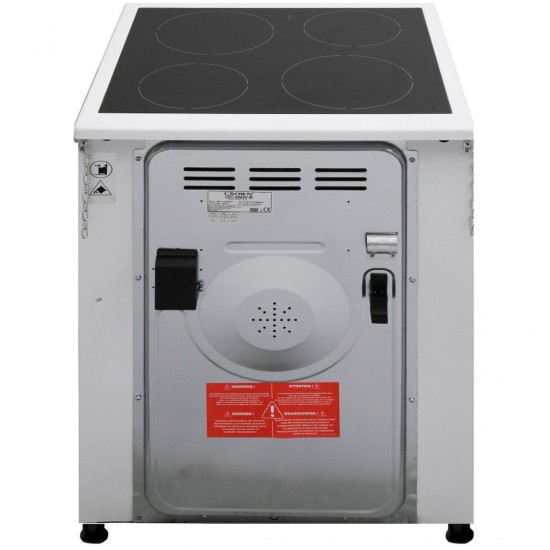Crown CEC-6060V W Κουζίνα Κεραμική 65lt Λευκή, A,Τρόποι Ψησίματος: 5 Crown CEC-6060V W Κουζίνα Κεραμική 65lt Λευκή, A,Τρόποι Ψησίματος: 5