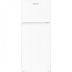 Crown DF152EW Δίπορτο Ψυγείο 151lt Υ122.2xΠ50xΒ58cm Λευκό ,με στατική ψύξη