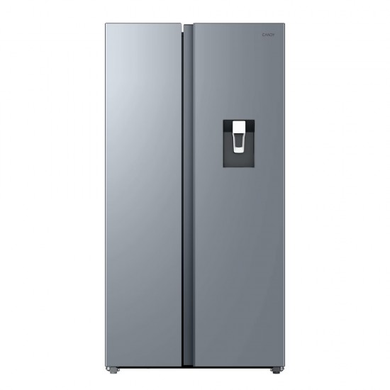 Candy CNSQ2T918EWX Ψυγείο Ντουλάπα 523lt ,Inox, No Frost  ,Εξωτερική παροχή νερού με παγούρι,πλ908xβαθ647xυψ1775