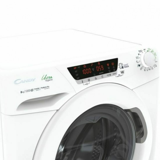 Candy HE 128TXME/1-S Πλυντήριο Ρούχων 8kg ,1200 Στροφών,Inverter BPM,MPS Lite,Smprt check-up,