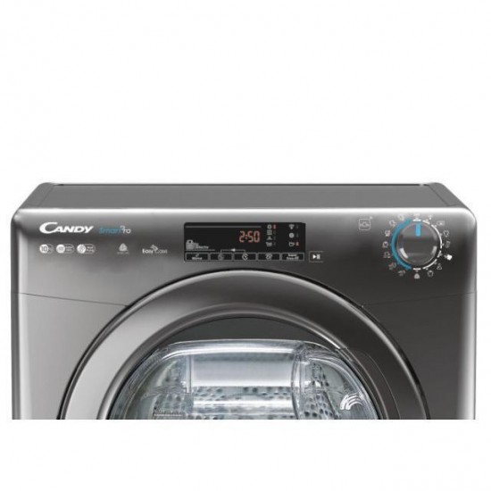 Candy CSOE H10A2TRER-S Στεγνωτήριο 10kg A++ με Αντλία Θερμότητας,SMART PRO,WOOLMARK, Wi-Fi + Bluetooth Candy CSOE H10A2TRER-S Στεγνωτήριο 10kg A++ με Αντλία Θερμότητας,SMART PRO,WOOLMARK, Wi-Fi + Bluetooth