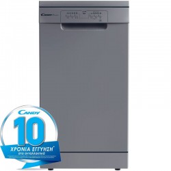 Candy CDPH 2L1049S Brava,Πλυντήριο Πιάτων για 10 Σερβίτσια Π45cm Inox