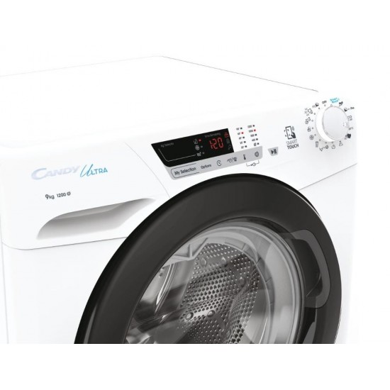 Candy HCU1292DWB4/1-S Πλυντήριο Ρούχων 9kg 1200 Στροφών