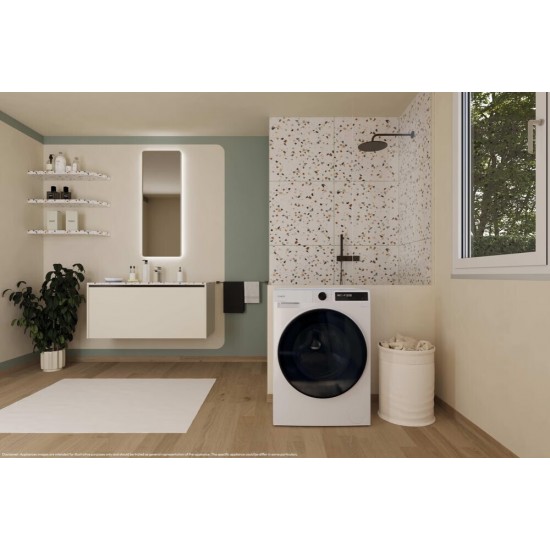 Candy BWR 4128BL8-S Πλυντήριο Στεγνωτήριο Ρούχων 12kg/8kg,ΑΤΜΟΥ, 1400 Στροφές,Inverter BPM,