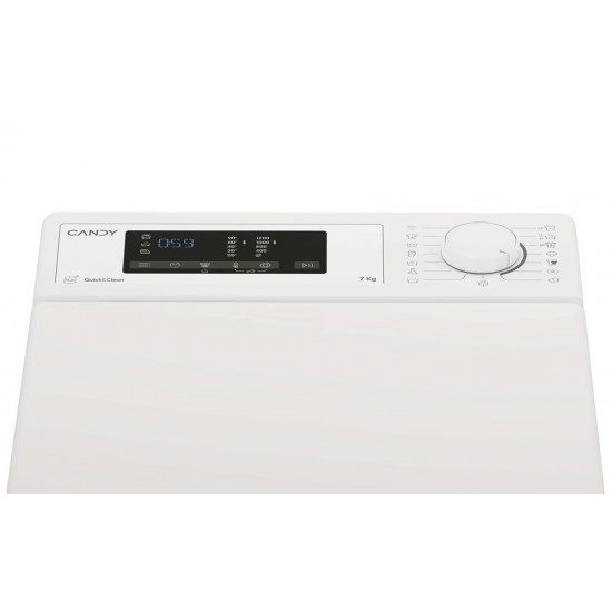 Candy TCA273D3-S Πλυντήριο Ρούχων 7kg 1200 Στροφών,Wi-Fi, Bluetooth,ProWash 300,AI Weight Sense,,