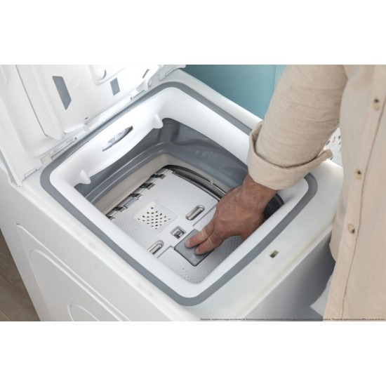 Candy TCA273D3-S Πλυντήριο Ρούχων 7kg 1200 Στροφών,Wi-Fi, Bluetooth,ProWash 300,AI Weight Sense,,
