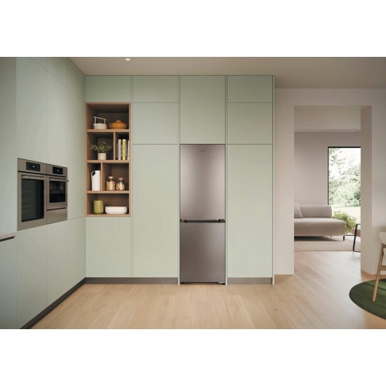 Candy CNCQ2T6S18DX Ψυγειοκαταψύκτης 315lt No Frost,INOX, Υ18.5xΠ59.5xΒ59.9cm Inox