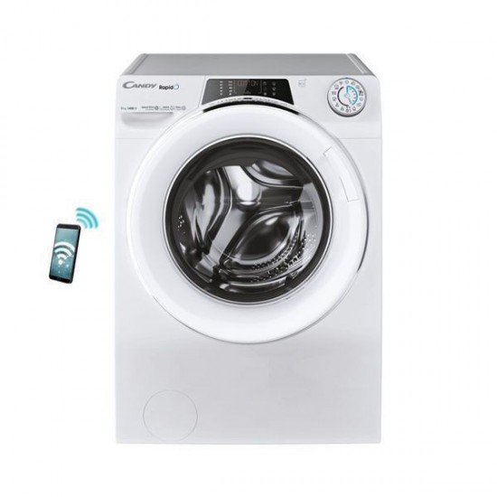 Candy RO14116DWMCT-S Πλυντήριο Ρούχων 11kg με Ατμό 1400 Στροφών