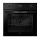 Candy FIDCP N615L + CH64CCB/4U ,Μαύρο,Φούρνος 65 Λίτρα - 8 τρόποι λειτουργίας,Α+,Διακοπτες push-pull,υδρολυση,