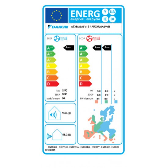  Daikin ATXM25R/ARXM25R ,Perfera Siesta Kλιματιστικό Inverter 9000 BTU A+++/A+++ με Wi-Fi,,Heat Boost,Εφαρμογή Onecta:,Perfera: Η απόλυτη λύση για ένα άνετο σπίτι                                                                       
