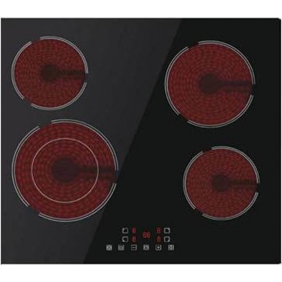 DAVOLINE BVC SL 6005 ΚΕΡΑΜΙΚΗ ,εστιών: 4+1,αισθητήρες αφής, Slider