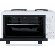 Davoline EC 400 WH Chef Ηλεκτρικό Φουρνάκι (28lt) με 2 Εστίες (32 x 57 x 35.5)