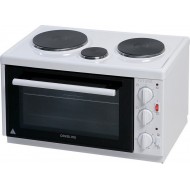 Davoline EC 450 Chef Ηλεκτρικό Φουρνάκι (28lt) με 3 Εστίες White (32 x 57.5 x 35.5)