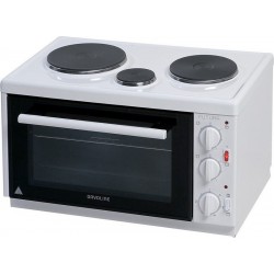 Davoline EC 450 Chef Ηλεκτρικό Φουρνάκι (28lt) με 3 Εστίες White (32 x 57.5 x 35.5) Davoline EC 450 Chef Ηλεκτρικό Φουρνάκι (28lt) με 3 Εστίες White (32 x 57.5 x 35.5)