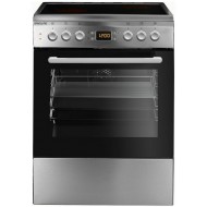 Davoline DAC 800 IX Κουζίνα (72lt) με Κεραμικές Εστίες ,8 τρόπους ψησίματος,3D Cooking, (Π60εκ.) Inox