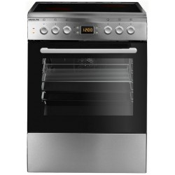 Davoline DAC 800 IX Κουζίνα (72lt) με Κεραμικές Εστίες ,8 τρόπους ψησίματος,3D Cooking, (Π60εκ.) Inox